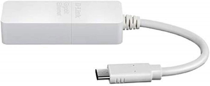 D-Link DUB-E130 Adaptador USB-C a Ethernet Gigabit Blanco D-Link DUB-E130 Adaptador USB-C a Ethernet Gigabit Blanco